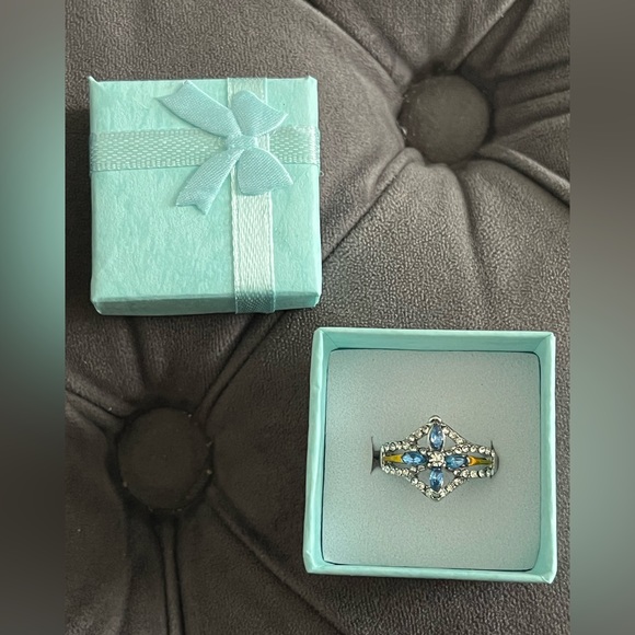 Fashion ring. Stainless steel and cubic zirconia - Picture 4 of 6